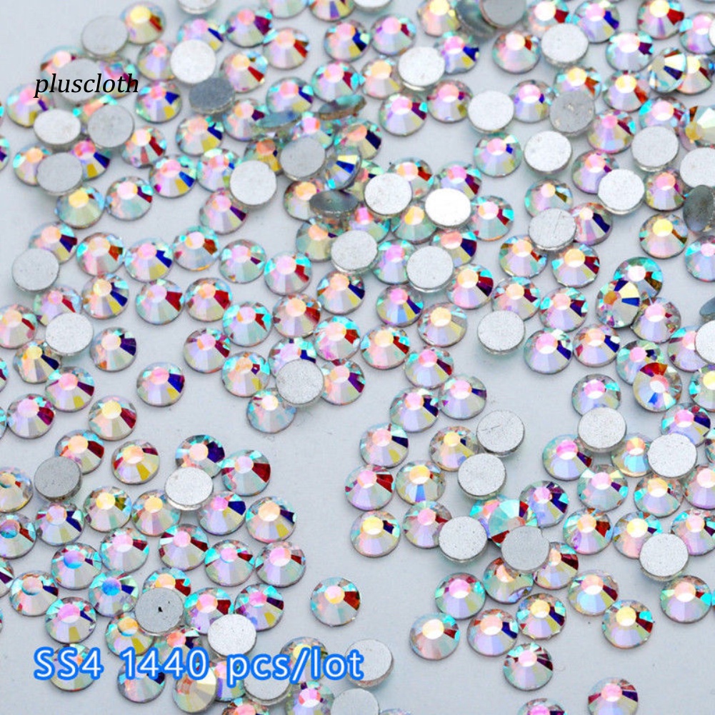 Miếng Dán Trang Trí Móng Tay Lưng Họa Tiết Kim Cương 3D DIY