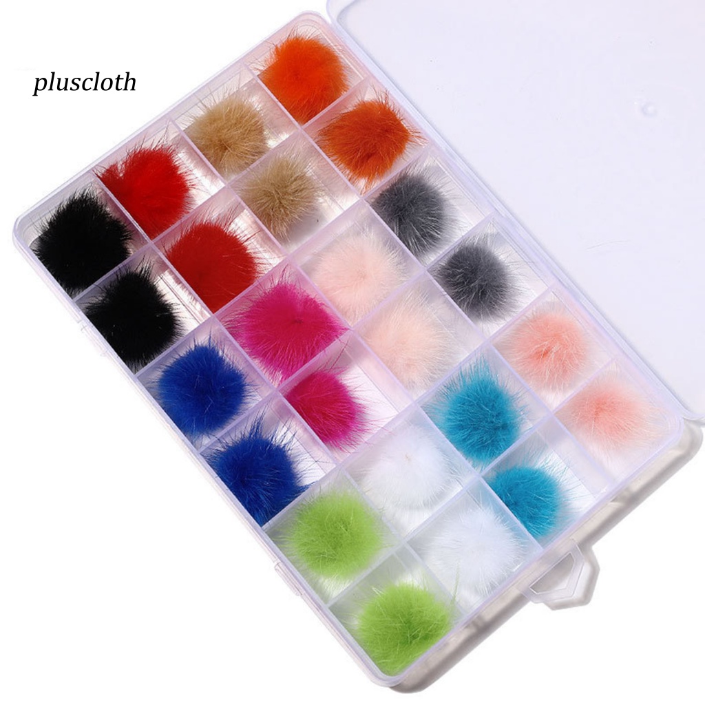 Set 10 / 24 Quả Bông Trang Trí Móng Tay Nghệ Thuật