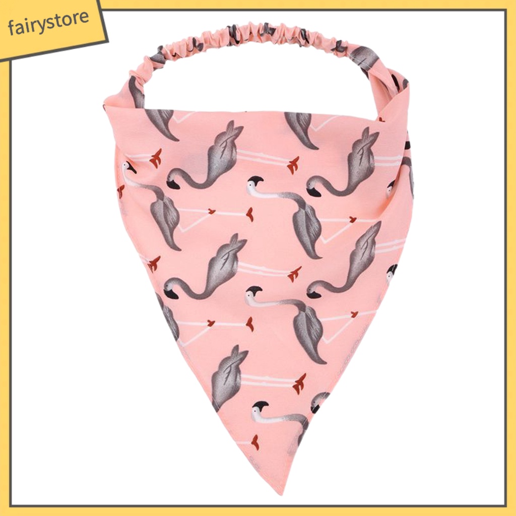 Khăn Choàng Cổ Co Giãn Thoáng Khí In Họa Tiết Hoa / Tam Giác Cổ Điển Cho Nữ