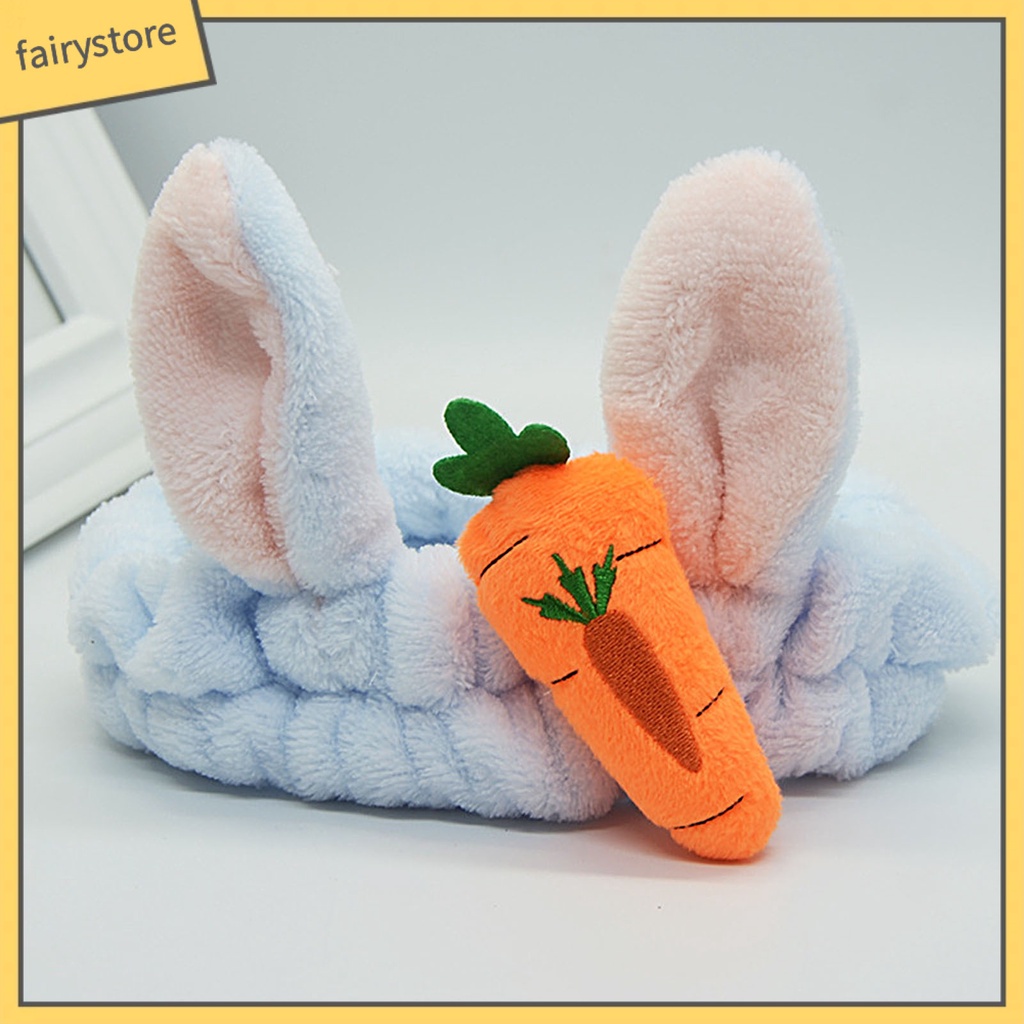 Băng Đô Cà Rốt / Mỹ Phẩm Hình Thỏ Hoạt Hình Dễ Thương Cho Nữ