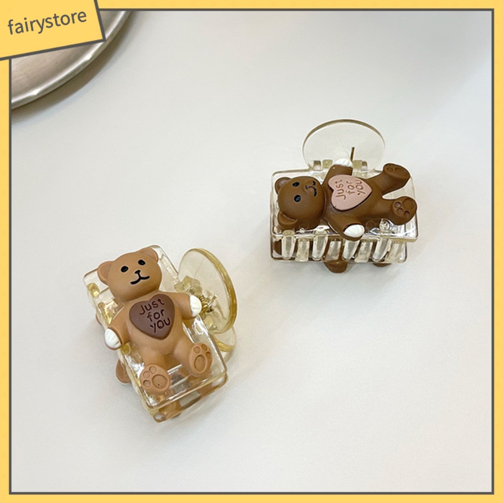 Kẹp Tóc Đuôi Ngựa Cỡ Nhỏ Màu Trong Suốt Dễ Thương