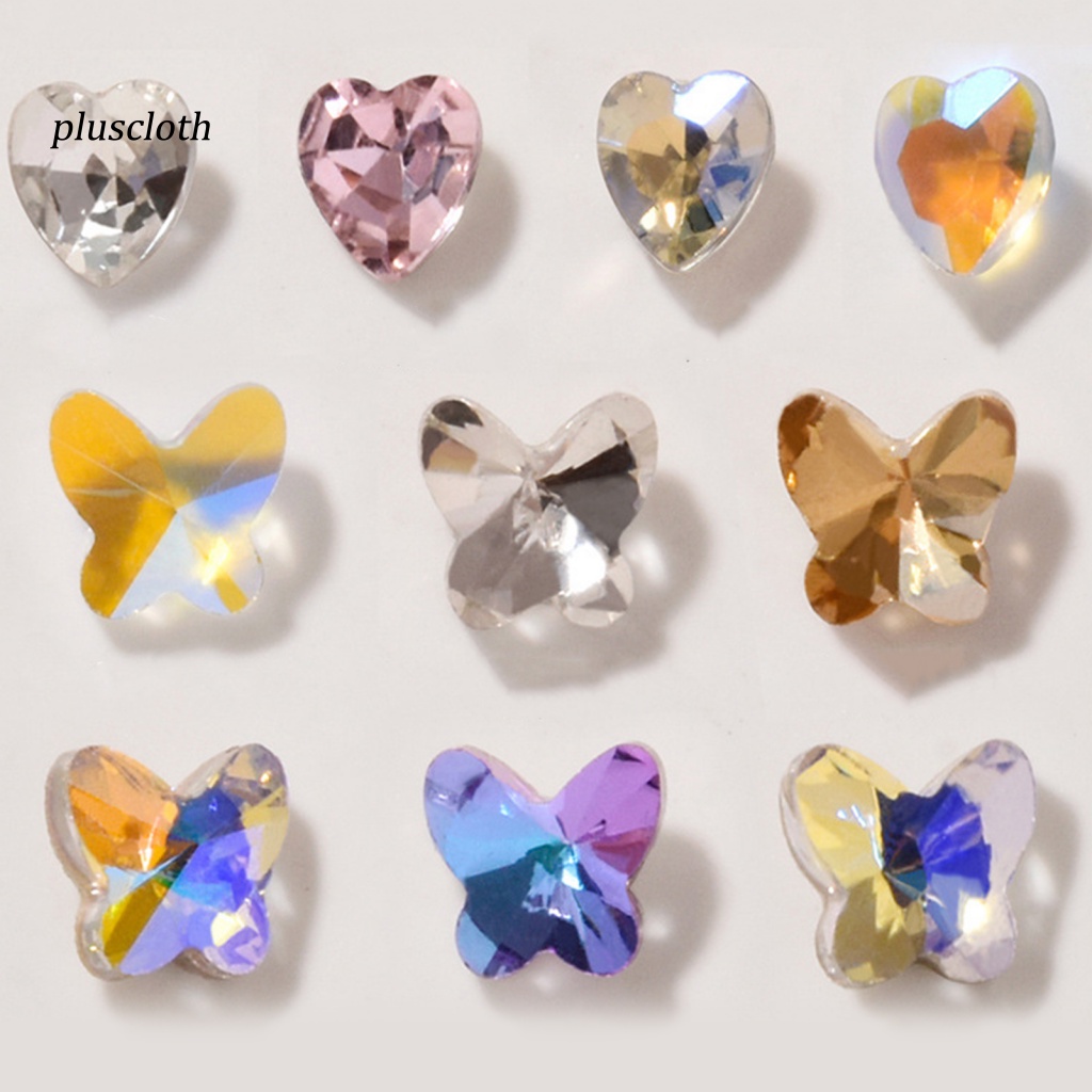 Set 10 Phụ Kiện Trang Trí Móng Tay 3D Nghệ Thuật Sáng Tạo Charms