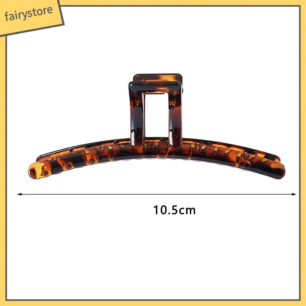 Kẹp Tóc Cá Mập Màu Trơn Chống Trượt Tiện Dụng