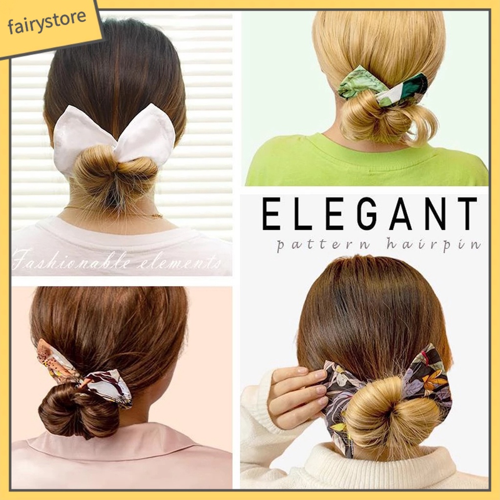 Kẹp Uốn Tóc Cotton Phong Cách Pháp Tiện Dụng