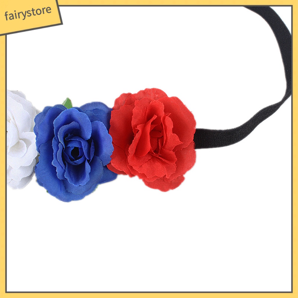 Băng Đô Cài Tóc Đính Hoa Handmade Nhiều Màu Sắc Dễ Thương Cho Nữ