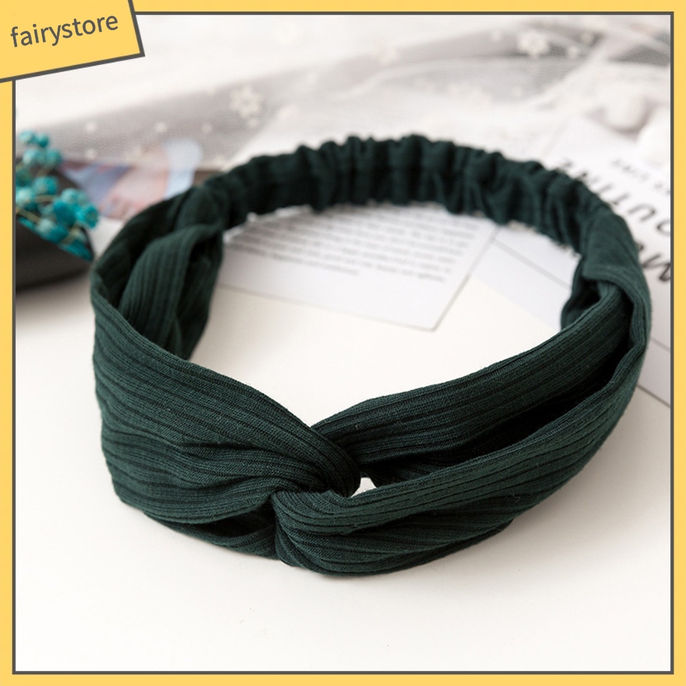 Băng Đô Thắt Nút Chéo Thời Trang Cho Nữ