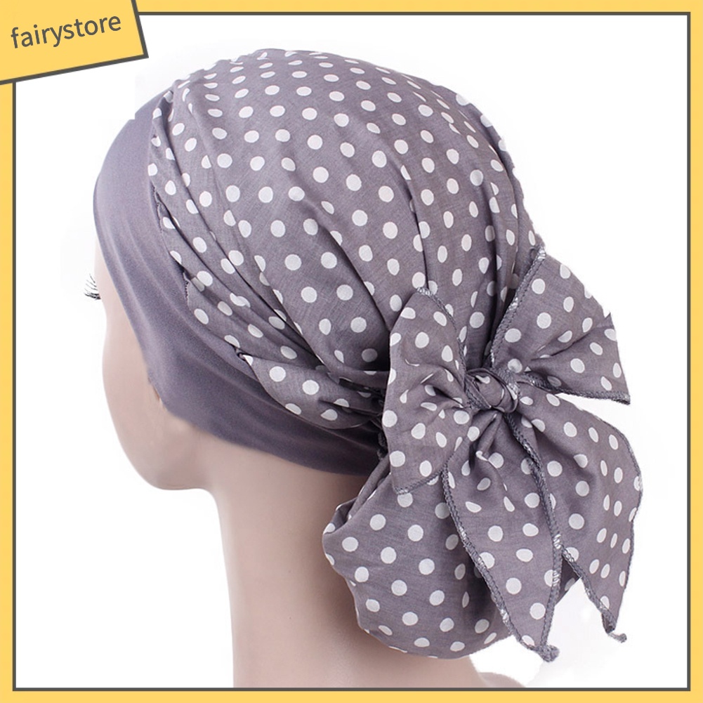 Mũ Trùm Đầu Bằng Cotton Co Giãn Thời Trang Cho Nữ