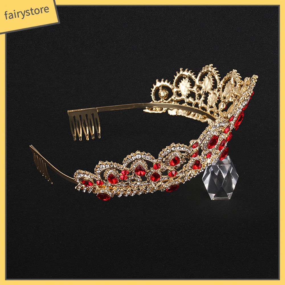 Cài Tóc Hình Vương Miện Đính Đá Sang Trọng Cho Nữ