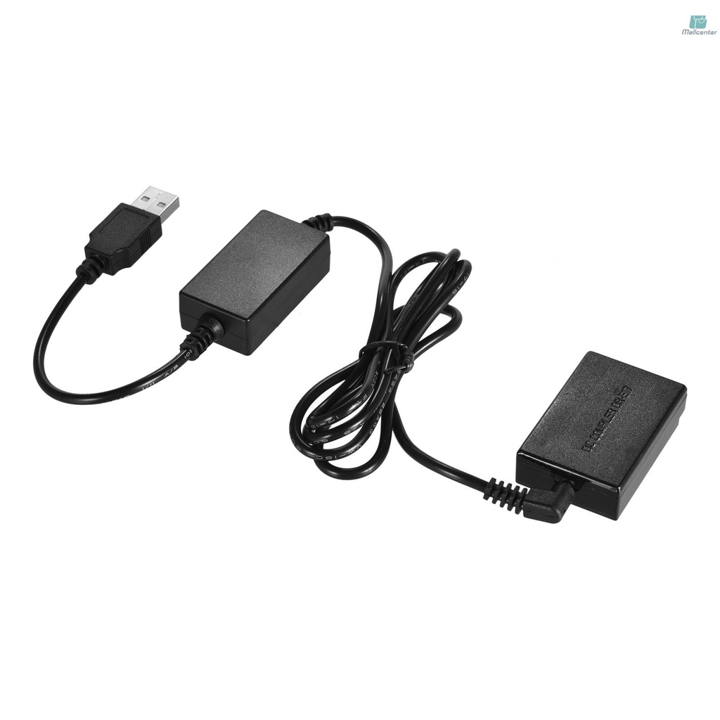 Andoer 5V USB to LP-E17 Dummy Battery Pack DC Coupler Adapter Replacement for  EOS M3/M5/M6  Cameras