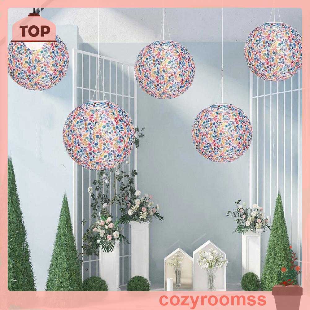 Đèn Lồng LED Tròn 12 inch Chống Thấm Nước Dùng Trang Trí