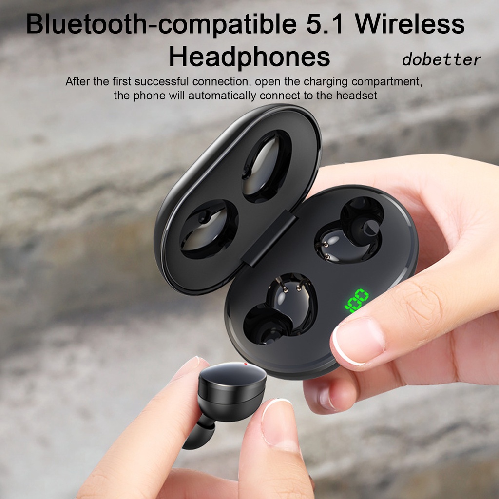 Tai Nghe Thể Thao Không Dây Bluetooth 5.1 Màn Hình LED Công Suất Cao