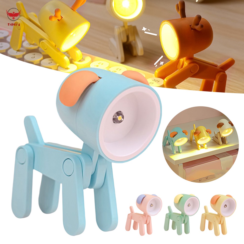 Đèn Ngủ Để Bàn Hình Chú Chó Mini Dễ Thương Đa Năng Điều Chỉnh Được Phù Hợp Cho Trang Trí Giường Ngủ