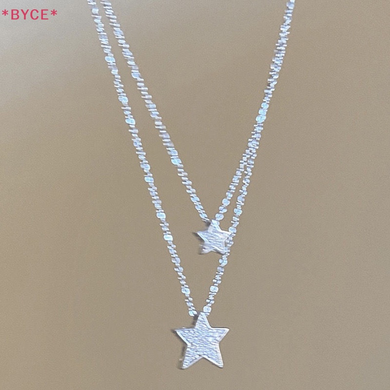 Vòng cổ Hai Lớp Mặt Hình Ngôi Sao Đính Đá Thời Trang Dành Cho Nữ Mới