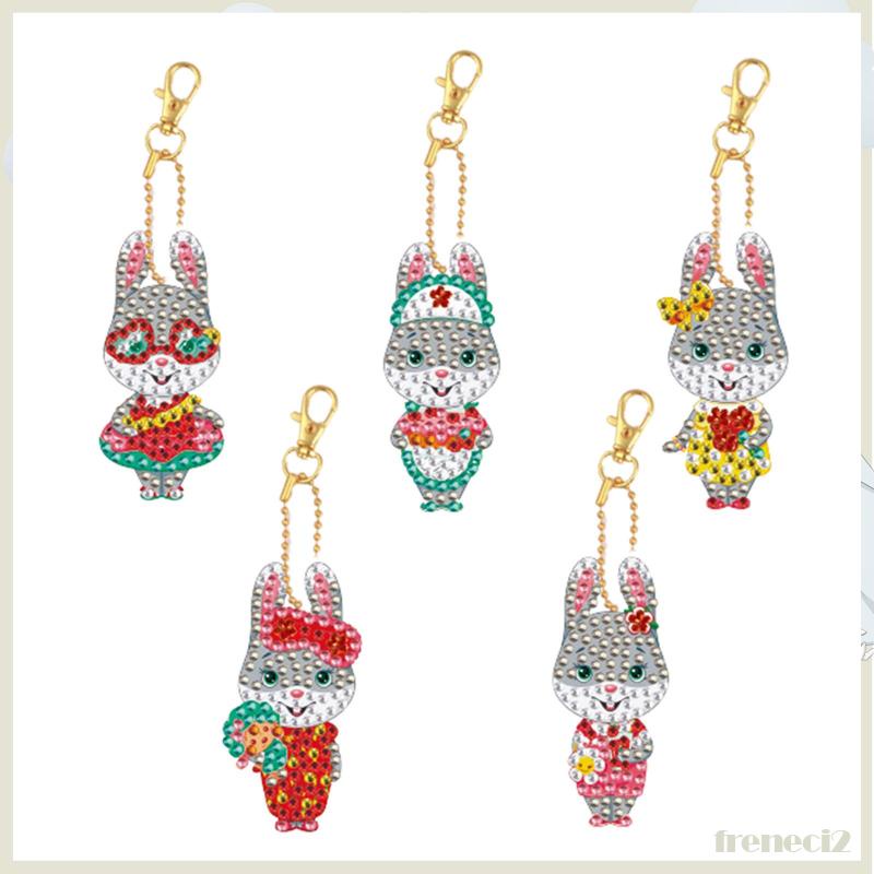 2x Móc Khóa #DIY Móc Khóa Hình Trứng Phục Sinh Dễ Thương Charms