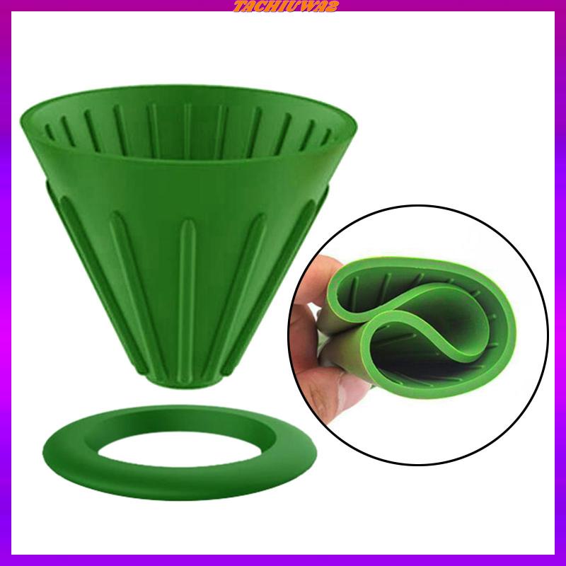 Set 2 Cốc Lọc Cà Phê Bằng Silicone Có Thể Tái Sử Dụng