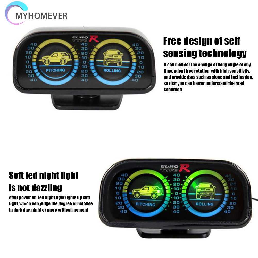 Đồng Hồ Đo Độ Cao Có Đèn Nền Cho Xe Hơi 4x4