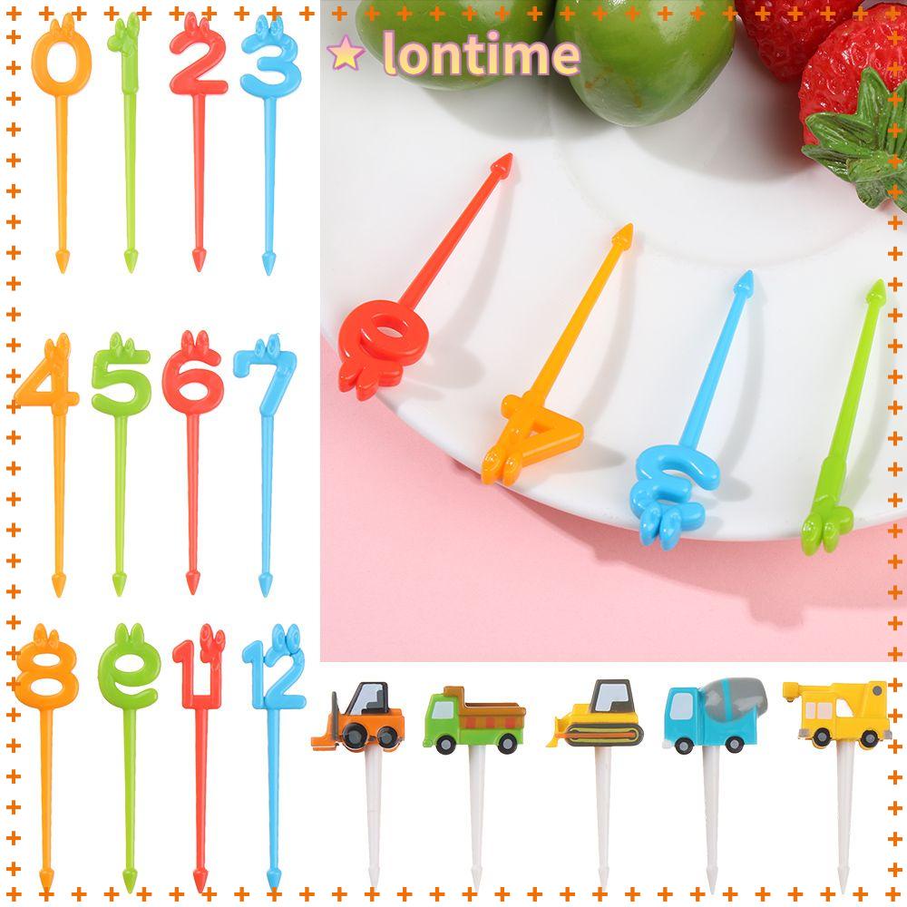 Nĩa Ăn Trái Cây LONTIME Mini Bằng Nhựa Resin