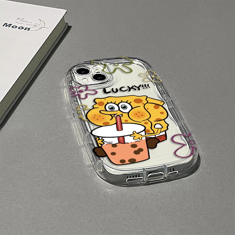 Ốp Điện Thoại Silicon TPU Mềm Trong Suốt In Họa Tiết Hoạt Hình Chống Sốc Cho IPhone 14 13 12 11 Pro XS Max X XR 7 + 8 Plus