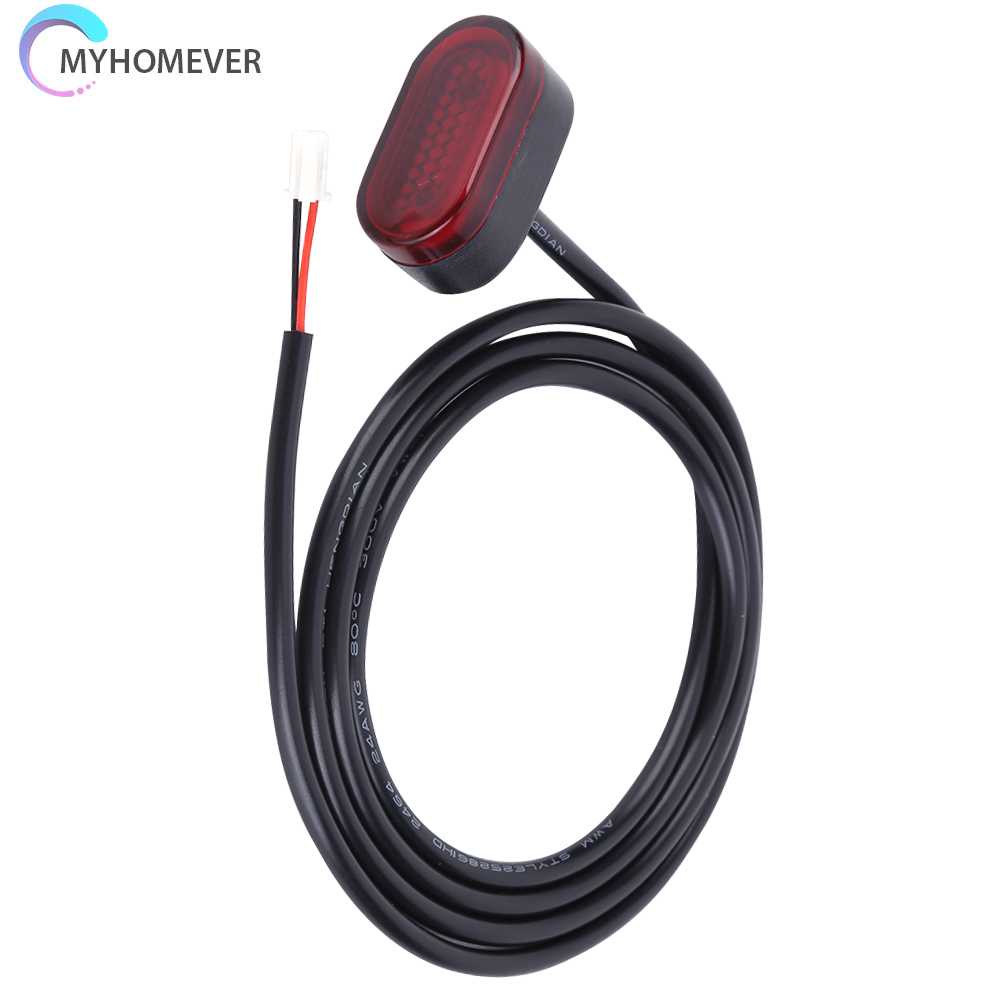 Đèn LED Cảnh Báo An Toàn Phía Sau Kèm Dây Cáp Dành Cho Xe Đạp Ninebot F30 F40