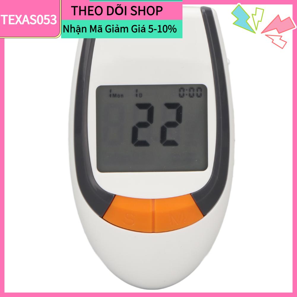 Texas053 Bộ theo dõi đường huyết 50 que thử tiểu độ chính xác cao