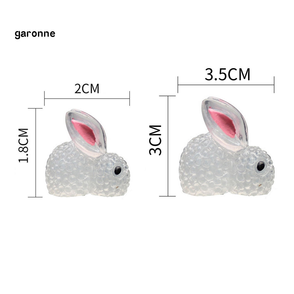 Phụ Kiện Trang Trí Xe Hơi Hình Thỏ Bunny Mini 2 Kích Cỡ