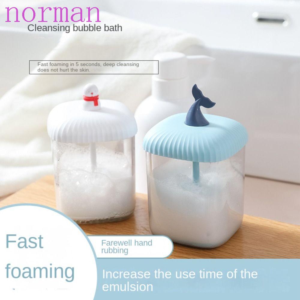 Norman Dụng Cụ Tạo Bọt Trong Suốt Dễ Thương Để Tắm