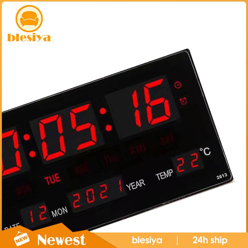 Đồng Hồ LED Hiển Thị Lịch / Nhiệt Độ Tiện Dụng Cho Văn Phòng