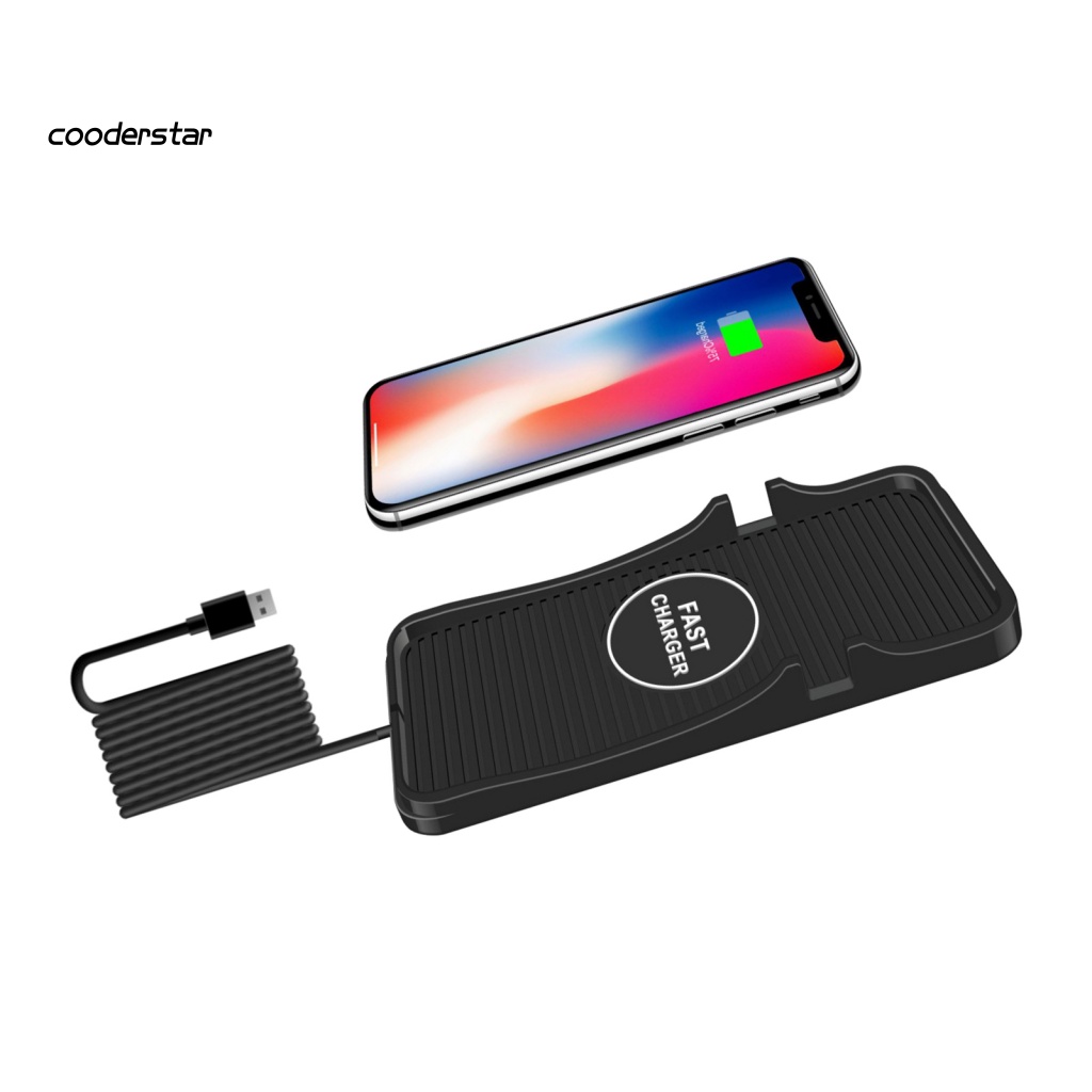 1 Bộ Đế Sạc Không Dây USB Bảo Vệ Nhiệt Độ Chống Trượt Đa Năng Dành Cho Văn Phòng