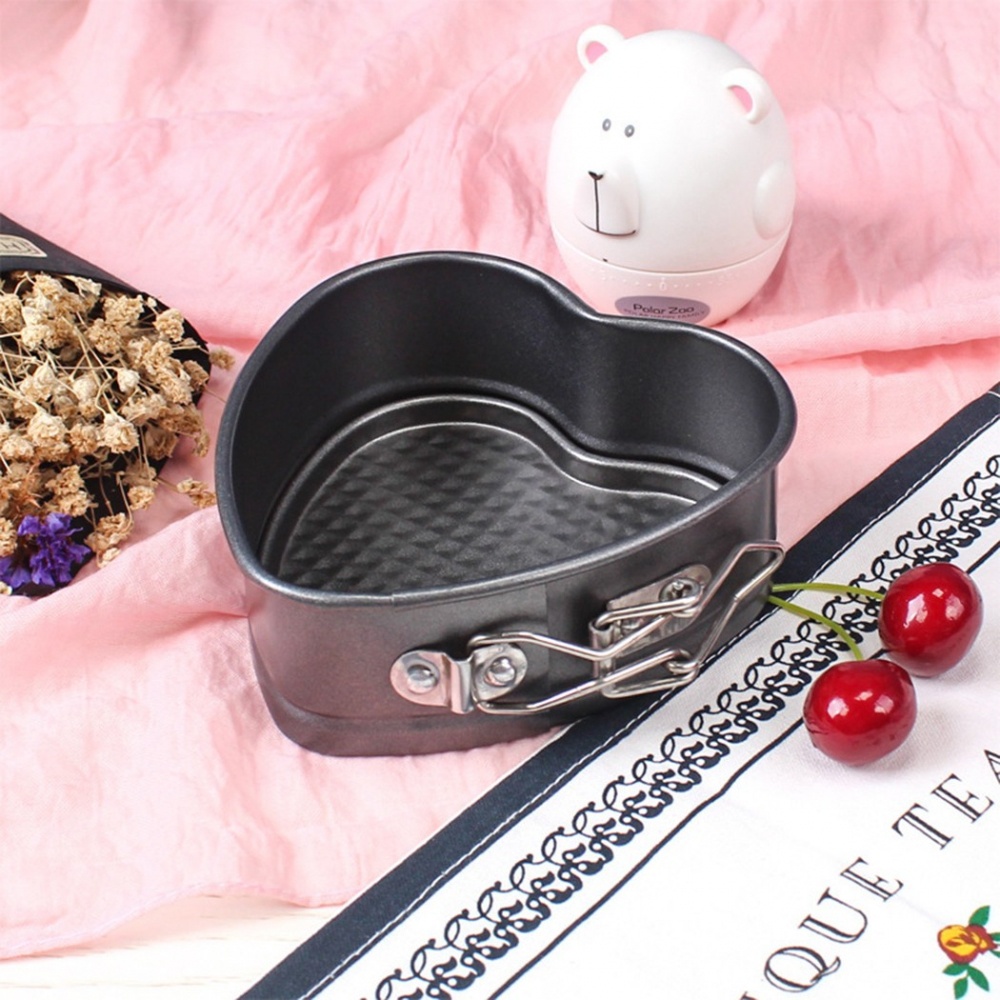 Khay Nướng Bánh Hình Trái Tim 4inch