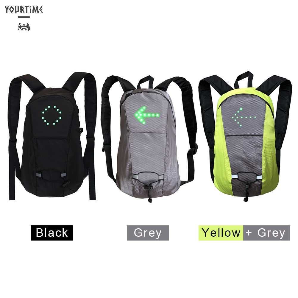 Ba Lô Đạp Xe Có Đèn LED Hiển Thị An Toàn