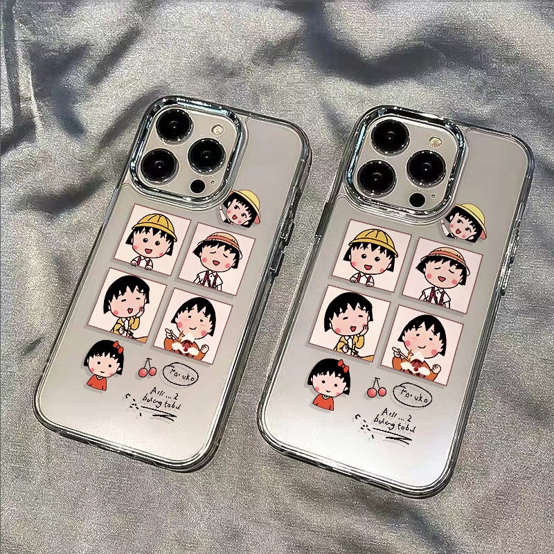 ✅Ốp Điện Thoại Dẻo Họa Tiết Trái Cherry Đơn Giản Thời Trang Chống Sốc Cho Iphone11Iphone1214Pro8 NC9F 713In