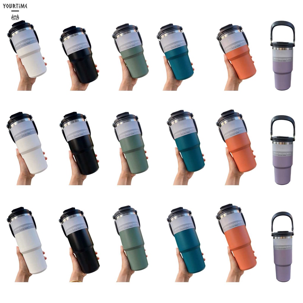 Cốc Uống Nước Hai Lớp 600 / 750 / 900ml Tiện Dụng Cho Gia Đình / Văn Phòng