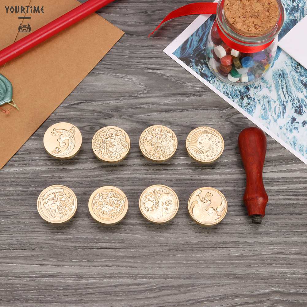 Đầu Con Dấu Đóng Sáp Niêm Phong DIY Bằng Đồng Phong Cách Vintage
