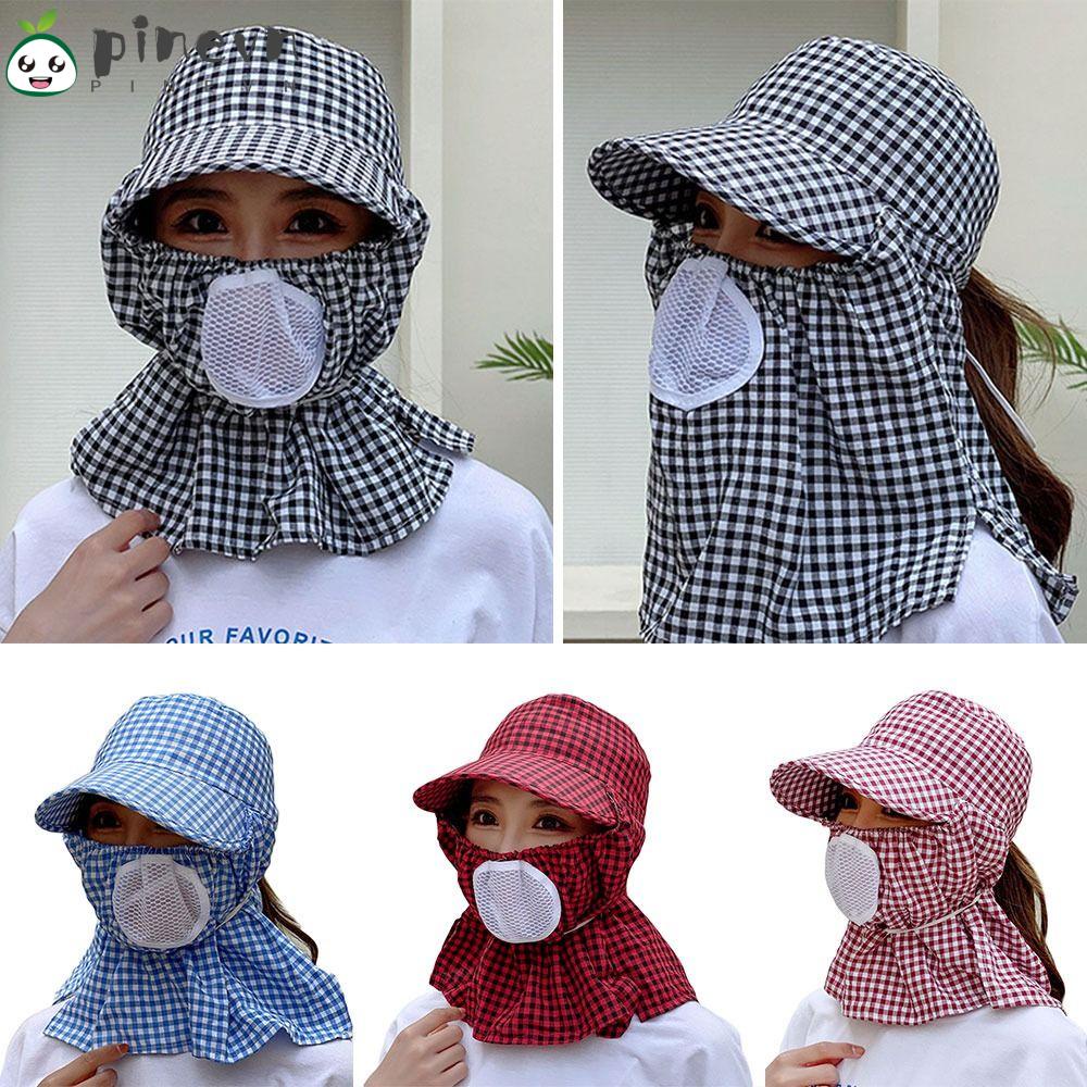 Mũ Chống Nắng Kèm Tấm Che Mặt Và Cổ Thời Trang Mùa Hè Tiện Dụng Ốp