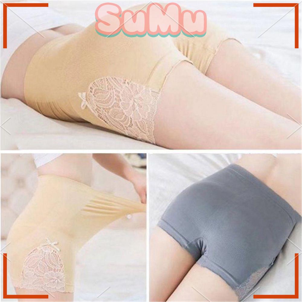 Quần Lót Ren Ngắn Chống Chói Thời Trang Cho Nữ