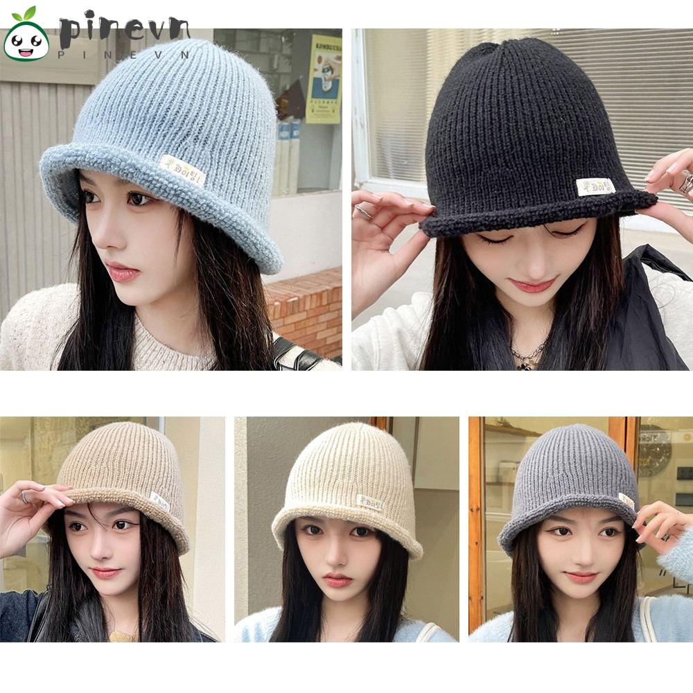 Nón Tai Bèo Dệt Kim Ấm Áp Xinh Xắn Thời Trang