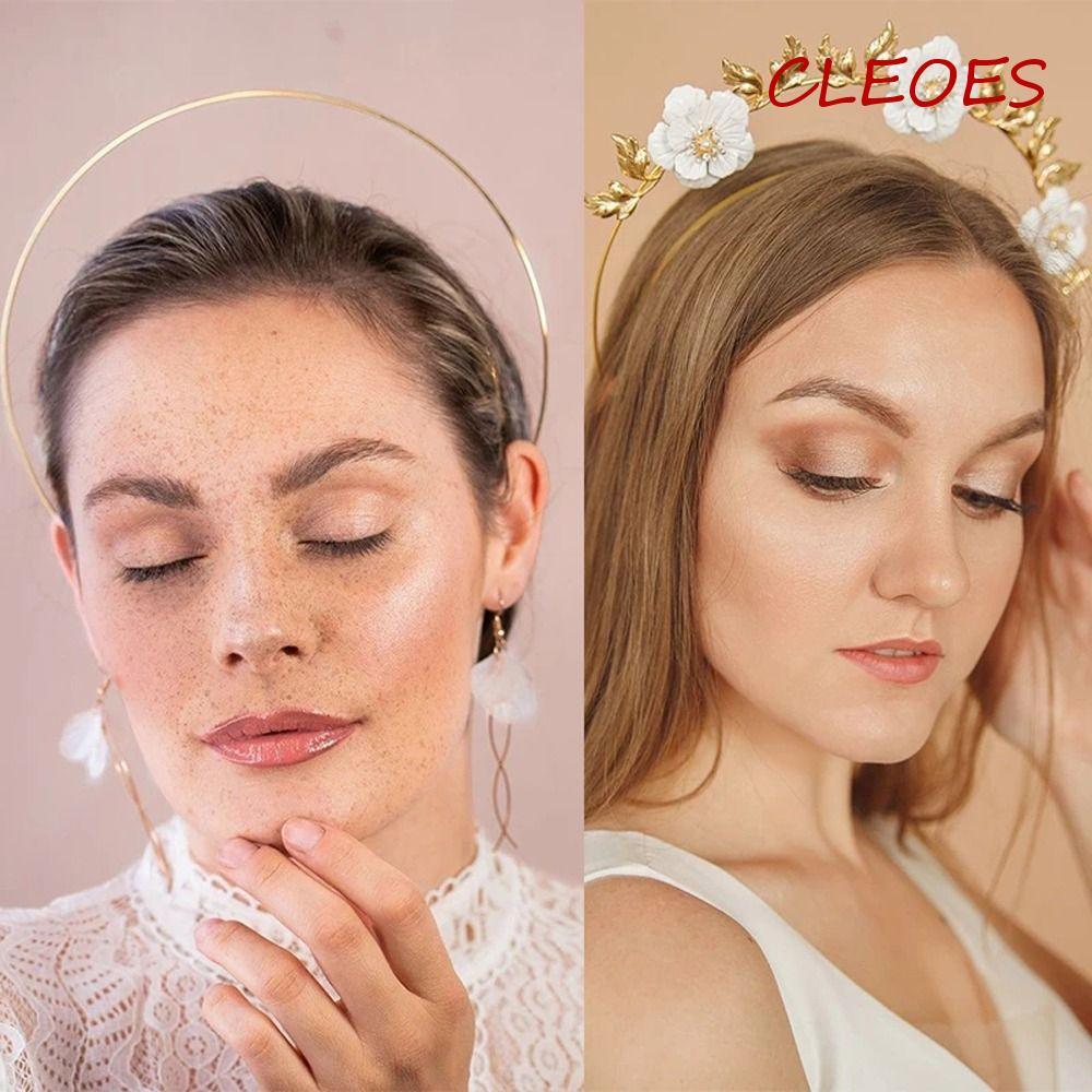 Băng Đô Cài Tóc Nhiều Lớp Hình Thiên Thần DIY Đơn Giản Cho Nữ|Băng Đô Cài Tóc Hình Vương Miện Cho Cô Dâu