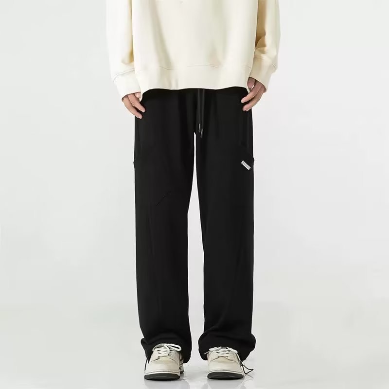 Quần Dài Dáng Rộng Lưng Cao Co Giãn Tốt Thời Trang Mùa Hè Cho Nam