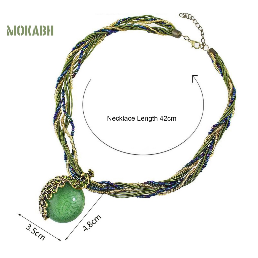 Abh Vòng Cổ Theo Phong Cách Bohemian Vintage Màu Sáng Dùng Hàng Ngày