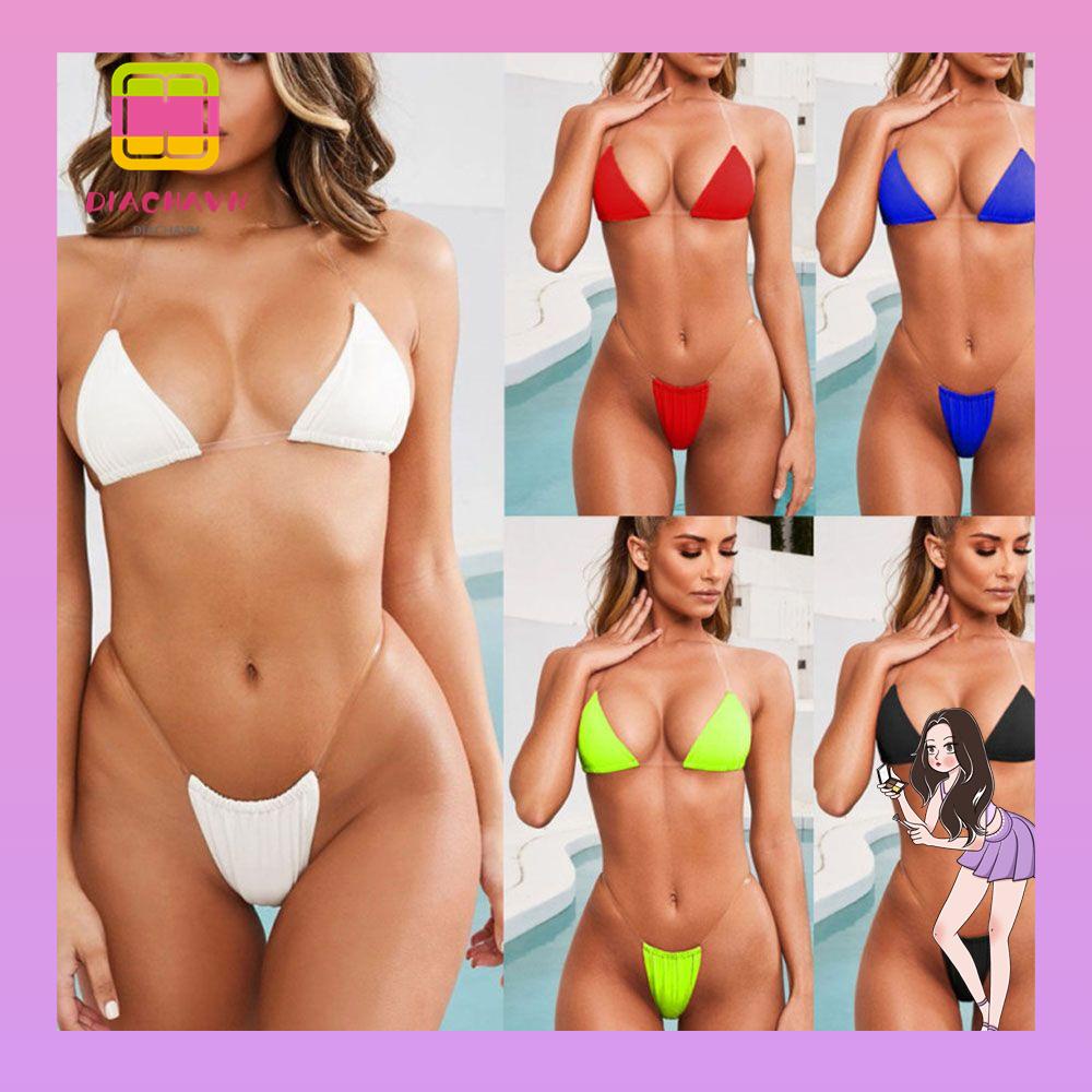 Bộ Đồ Bơi Bikini Không Gọng Dây Thời Trang Quyến Rũ Cho Nữ