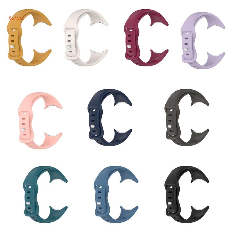 Dây Đeo Thay Thế Bằng Silicon Mềm Chống Mồ Hôi Có Thể Điều Chỉnh Cho Đồng Hồ Thông Minh Mojito