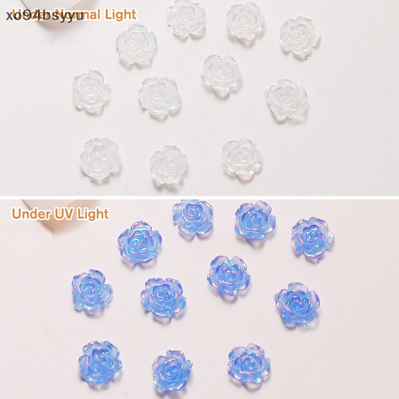 Set 50 Hạt Nhựa 3D xo94bsyyu 4 Màu Trang Trí Móng Tay Nghệ Thuật