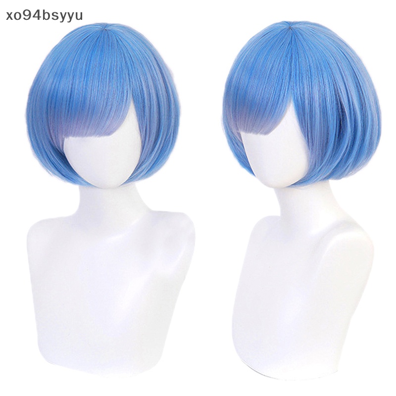 Bộ Tóc Giả xo94bsyyu Hóa Trang Nhân Vật Cô Hầu Gái Hoạt Hình Ram Graduated