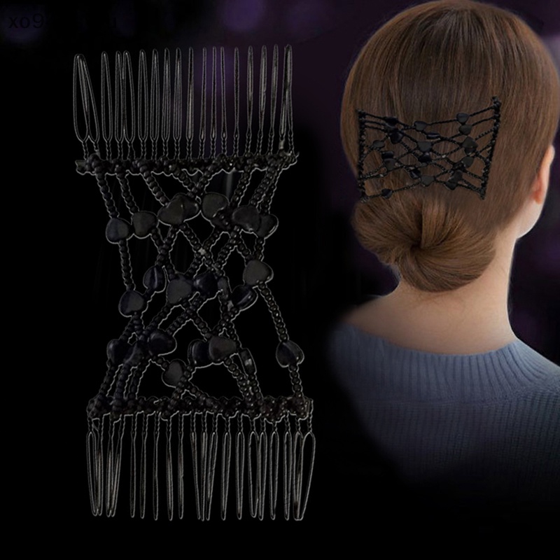 Lược Kẹp Tóc Xo94Bsyu Co Giãn Hai Đầu Xỏ Hạt Dễ Dàng