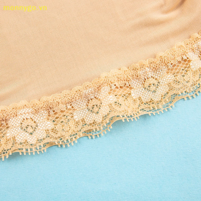 Monnygo Quần Lót Cotton Mềm Mại Phối Ren Không Đường May Mặc Mùa Hè Cho Nữ