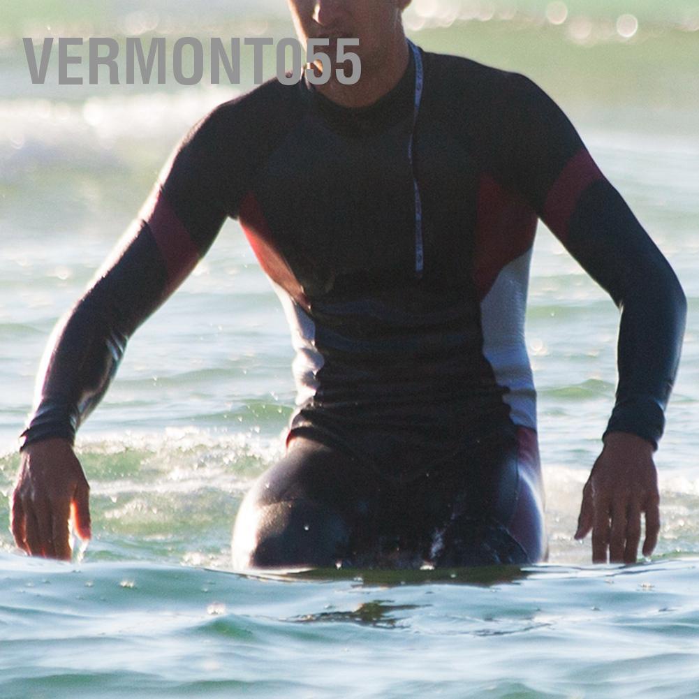 Vermont055 Neoprene 3mm Chống Lạnh Ấm Người Lớn Bộ Đồ Lặn Thấm Nước Tay Dài Quần Áo Lướt Sóng Bơi