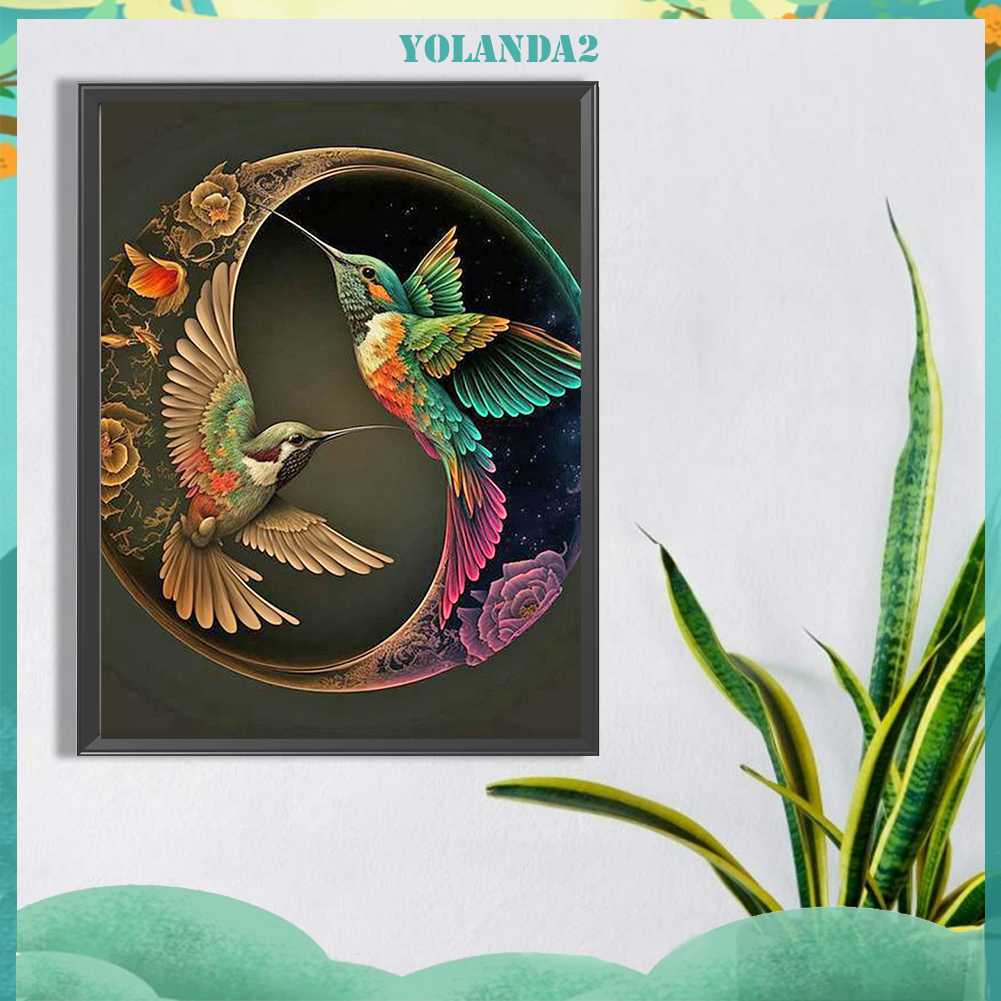 Bộ Tranh Đính Đá 5D Tự Làm Toàn Diện Họa Tiết Thú Trang Trí Nhà Cửa