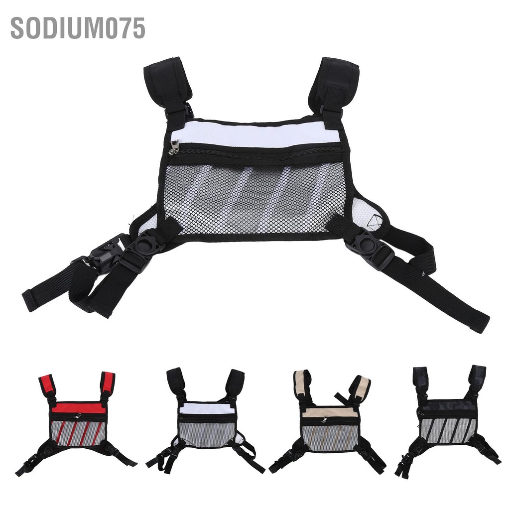 Sodium075 Túi Làm Vườn Ngoài Trời Ba Lô Chạy Bộ Vest Bảo Quản Cho Nam Nữ