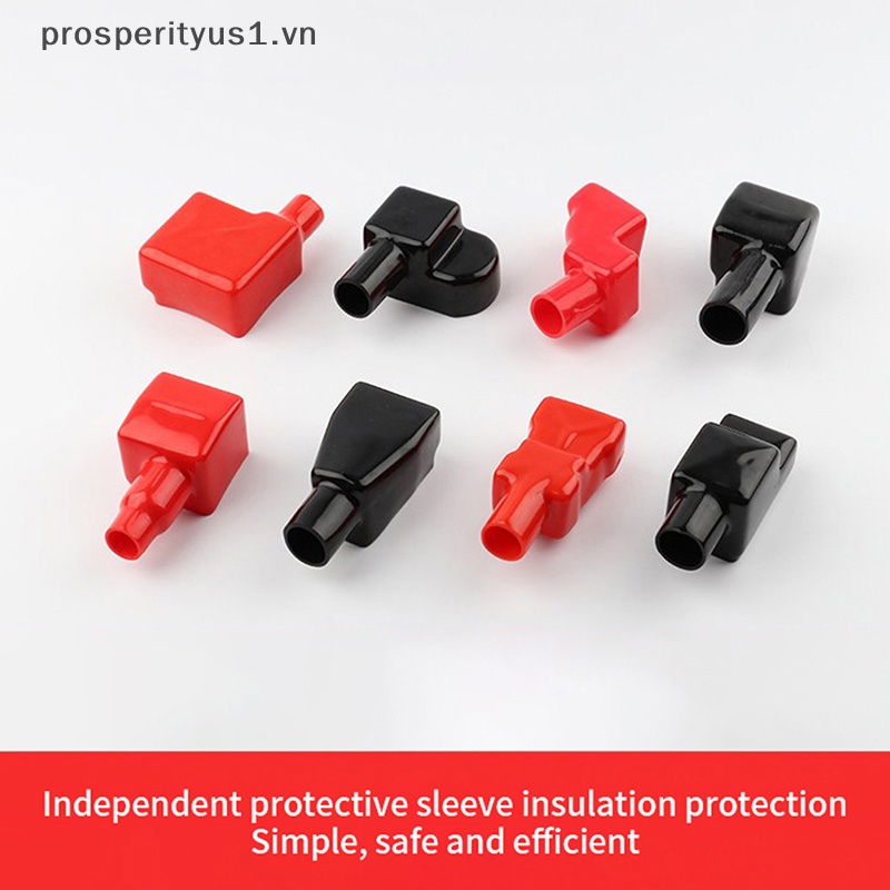 1 Cặp Đầu Bọc Bảo Vệ Cột Cực Tím Và Cần Kẹp Cực Dương [VN]