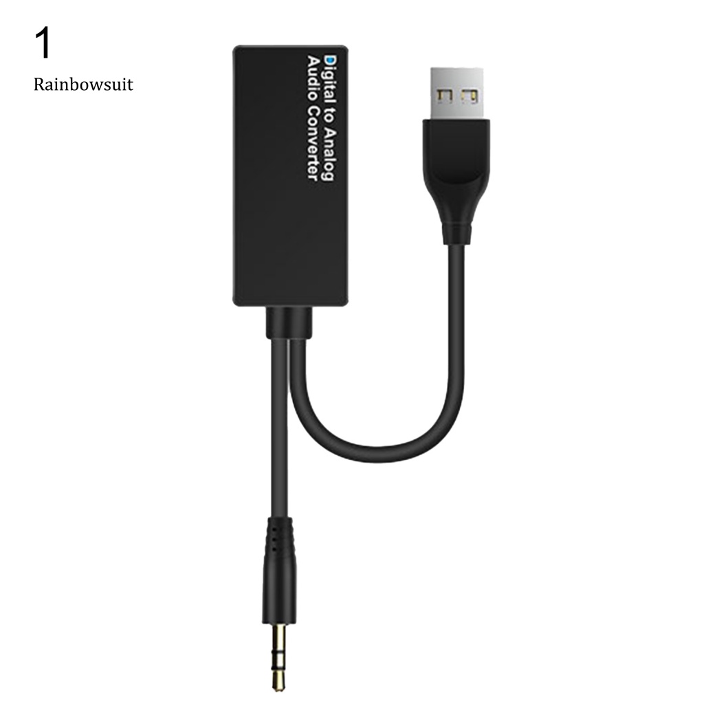 Cáp Chuyển Đổi Âm Thanh Không Trình Điều Khiển Độ Trung Thực Cao 3.5mm USB2.0 Cho Loa